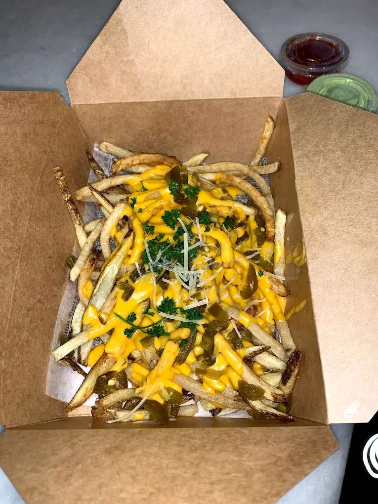 Truffle fries with parmesan